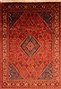 Maymeh Red Hand Knotted 82 X 118  Area Rug 100-21473 Thumb 0