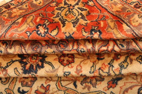 Sarouk Yellow Hand Knotted 810 X 119 Area Rug 100-21475 Image 8