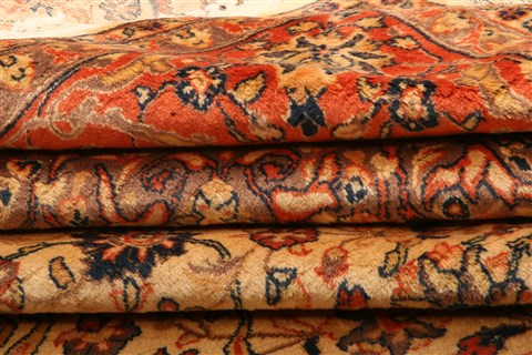 Sarouk Yellow Hand Knotted 810 X 119 Area Rug 100-21475 Image 12