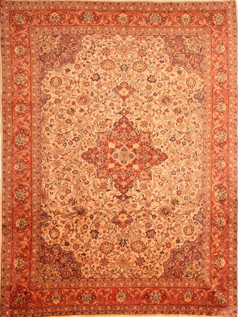 Sarouk Yellow Hand Knotted 810 X 119 Area Rug 100-21475 Image 0