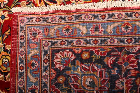 Kashan Red Hand Knotted 86 X 120  Area Rug 100-21476 Image 19