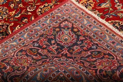 Kashan Red Hand Knotted 86 X 120  Area Rug 100-21476 Image 21