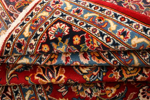 Kashan Red Hand Knotted 86 X 120  Area Rug 100-21476 Image 10