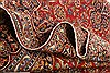 Kashan Red Hand Knotted 86 X 120  Area Rug 100-21476 Thumb 5