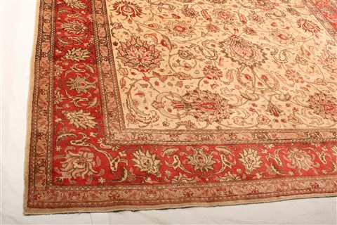 Kashan Yellow Hand Knotted 710 X 112 Area Rug 100-21477 Image 25