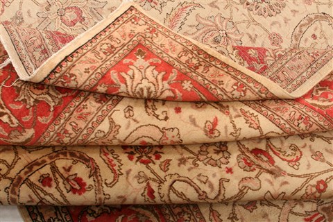 Kashan Yellow Hand Knotted 710 X 112 Area Rug 100-21477 Image 10