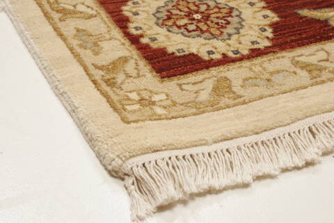 Ziegler Beige Hand Knotted 65 X 99  Area Rug 250-21478 Image 19