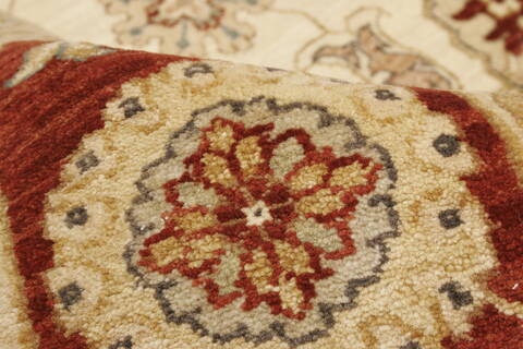 Ziegler Beige Hand Knotted 65 X 99  Area Rug 250-21478 Image 1