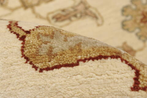 Ziegler Beige Hand Knotted 65 X 99  Area Rug 250-21478 Image 4