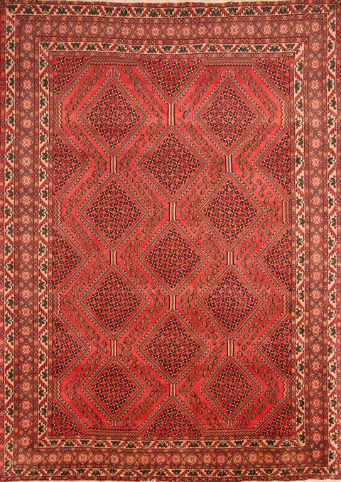 Yalameh Red Hand Knotted 82 X 116 Area Rug 100-21479 Image 0