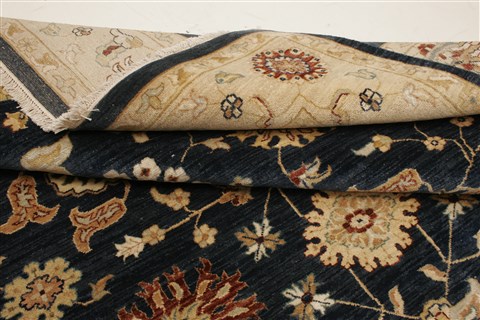 Ziegler Blue Hand Knotted 66 X 97 Area Rug 250-21483 Image 10