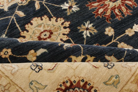 Ziegler Blue Hand Knotted 66 X 97 Area Rug 250-21483 Image 11