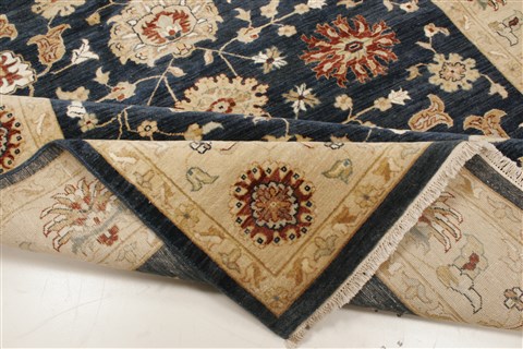 Ziegler Blue Hand Knotted 66 X 97 Area Rug 250-21483 Image 12