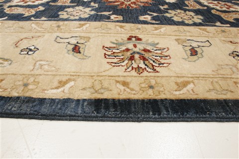 Ziegler Blue Hand Knotted 66 X 97 Area Rug 250-21483 Image 15