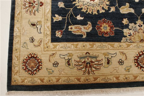 Ziegler Blue Hand Knotted 66 X 97 Area Rug 250-21483 Image 18