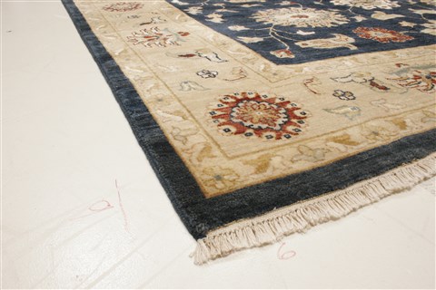Ziegler Blue Hand Knotted 66 X 97 Area Rug 250-21483 Image 19