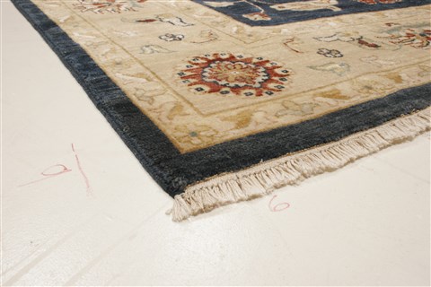 Ziegler Blue Hand Knotted 66 X 97 Area Rug 250-21483 Image 21