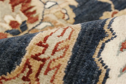 Ziegler Blue Hand Knotted 66 X 97 Area Rug 250-21483 Image 3