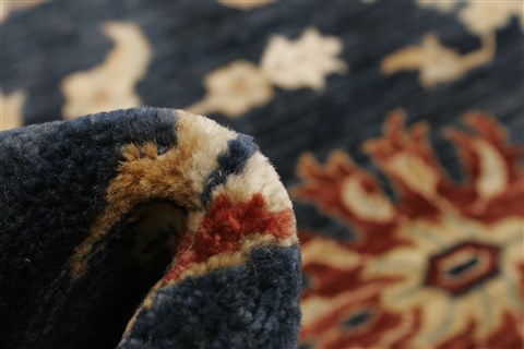 Ziegler Blue Hand Knotted 66 X 97 Area Rug 250-21483 Image 4