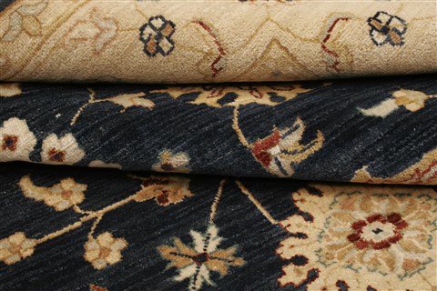 Ziegler Blue Hand Knotted 66 X 97 Area Rug 250-21483 Image 9