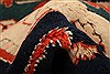 Heriz Blue Hand Knotted 93 X 117 Area Rug 100-21490 Thumb 1