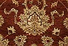 Chobi Brown Hand Knotted 81 X 101  Area Rug 250-21491 Thumb 19