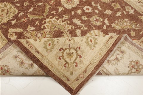 Chobi Brown Hand Knotted 80 X 911 Area Rug 250-21495 Image 10