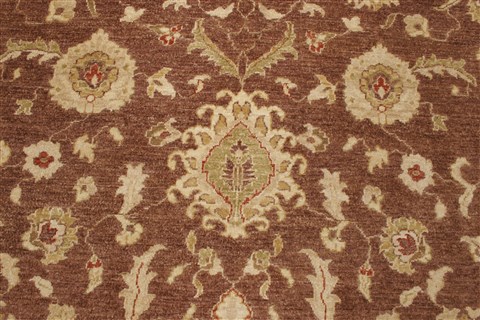 Chobi Brown Hand Knotted 80 X 911 Area Rug 250-21495 Image 15