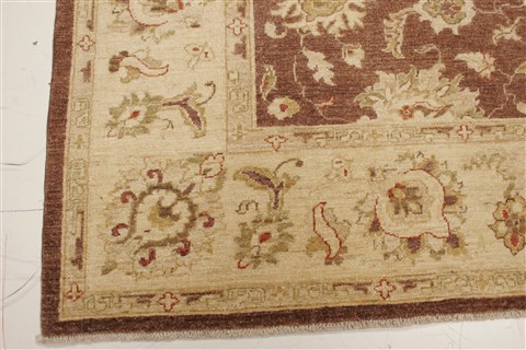 Chobi Brown Hand Knotted 80 X 911 Area Rug 250-21495 Image 17