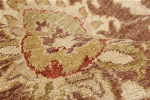 Chobi Brown Hand Knotted 80 X 911 Area Rug 250-21495 Image 4