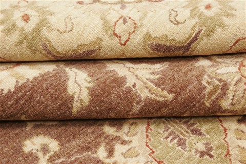Chobi Brown Hand Knotted 80 X 911 Area Rug 250-21495 Image 7