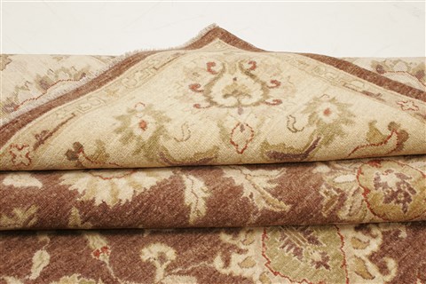 Chobi Brown Hand Knotted 80 X 911 Area Rug 250-21495 Image 8
