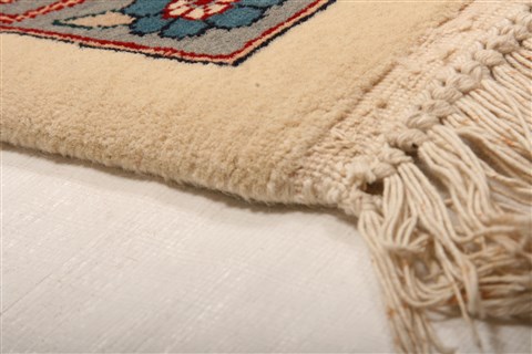 Tabriz Beige Hand Knotted 81 X 910 Area Rug 100-21497 Image 21