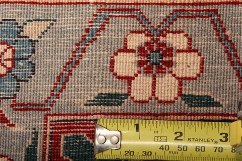 Tabriz Beige Hand Knotted 81 X 910 Area Rug 100-21497 Image 16