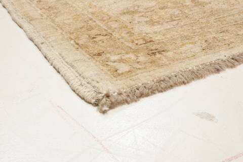 Pishavar Beige Hand Knotted 81 X 98  Area Rug 250-21498 Image 21