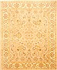 Chobi Beige Hand Knotted 81 X 100  Area Rug 250-21501 Thumb 0