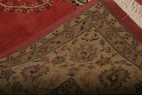 Kashmar Red Hand Knotted 80 X 112 Area Rug 253-21506 Image 19