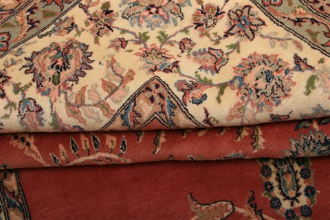 Kashmar Red Hand Knotted 80 X 112 Area Rug 253-21506 Image 5