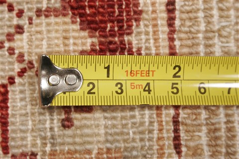 Pishavar Beige Hand Knotted 83 X 910  Area Rug 250-21510 Image 11