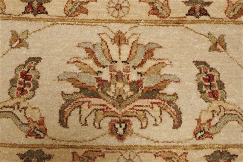 Chobi Brown Hand Knotted 81 X 104 Area Rug 250-21513 Image 16