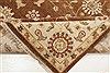 Chobi Brown Hand Knotted 81 X 104 Area Rug 250-21513 Thumb 11