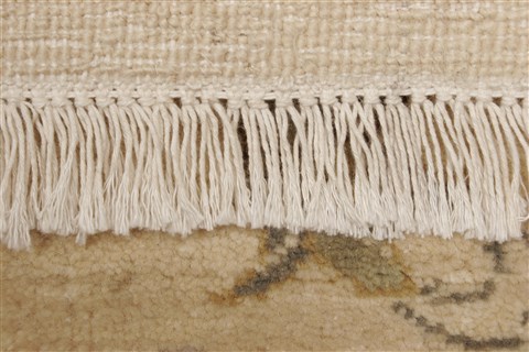 Ziegler Beige Hand Knotted 80 X 100 Area Rug 250-21514 Image 18