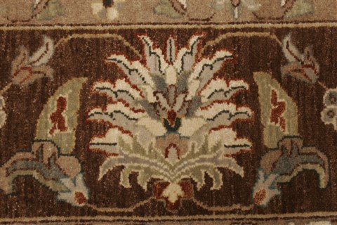 Ziegler Beige Hand Knotted 80 X 100 Area Rug 250-21514 Image 1