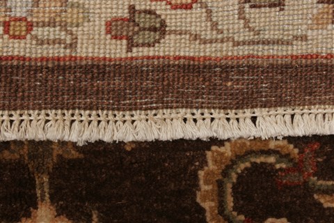 Agra Brown Hand Knotted 81 X 911 Area Rug 250-21515 Image 15
