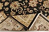 Ziegler Black Hand Knotted 81 X 104  Area Rug 250-21518 Thumb 13