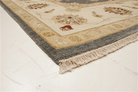 Ziegler Blue Hand Knotted 80 X 103 Area Rug 250-21519 Image 22