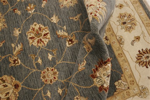 Ziegler Blue Hand Knotted 80 X 103 Area Rug 250-21519 Image 7
