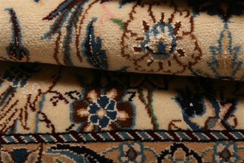 Nain White Runner Hand Knotted 30 X 65 Area Rug 100-21525 Image 11