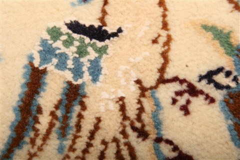 Nain White Runner Hand Knotted 30 X 65 Area Rug 100-21525 Image 16