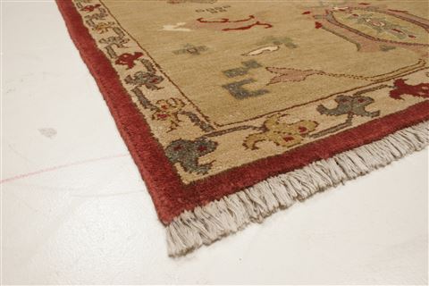 Chobi Beige Hand Knotted 72 X 107 Area Rug 250-21540 Image 20